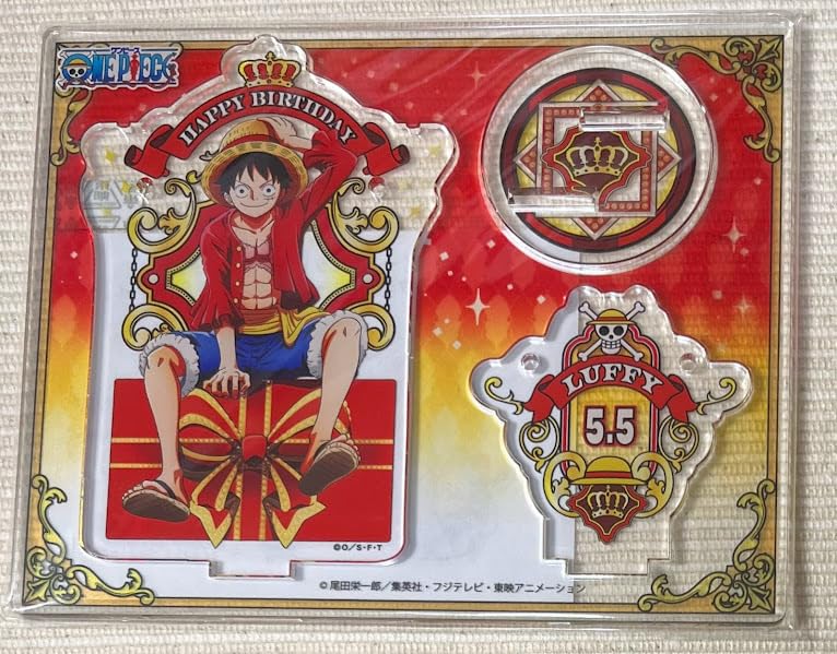 ワンピース ハッピーバースデー アクリルアクセサリースタンド 6点セット ワンピース】ハッピーバースデーアクリルアクセサリースタンド